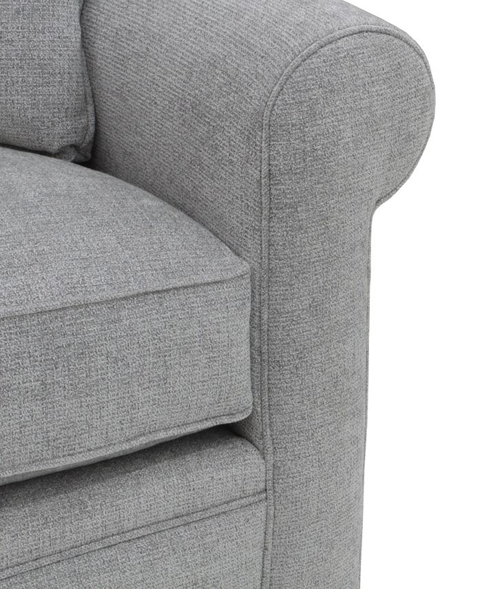 Furniture Zaniel 138" 3PC Fabric Sectional with Chaise, Created for