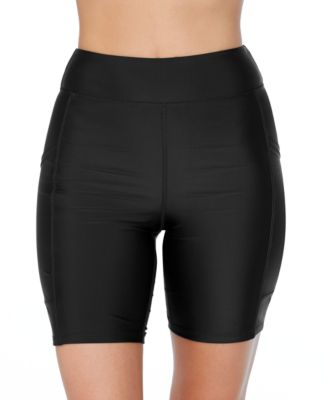 Island Escape - Mid-Rise Biker Swim Shorts