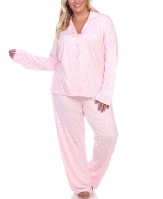 Women's Plus Size Pajama Set, 2 Piece