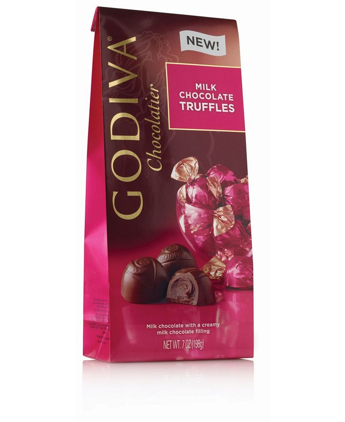 Godiva Set of 12, Wrapped Milk Chocolate Truffle Large Bags Macy's