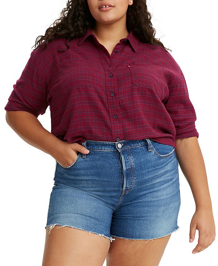 macys plus size levi's