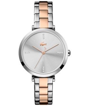image of Lacoste Women-s Geneva Two-Tone Stainless Steel Bracelet Watch 32mm