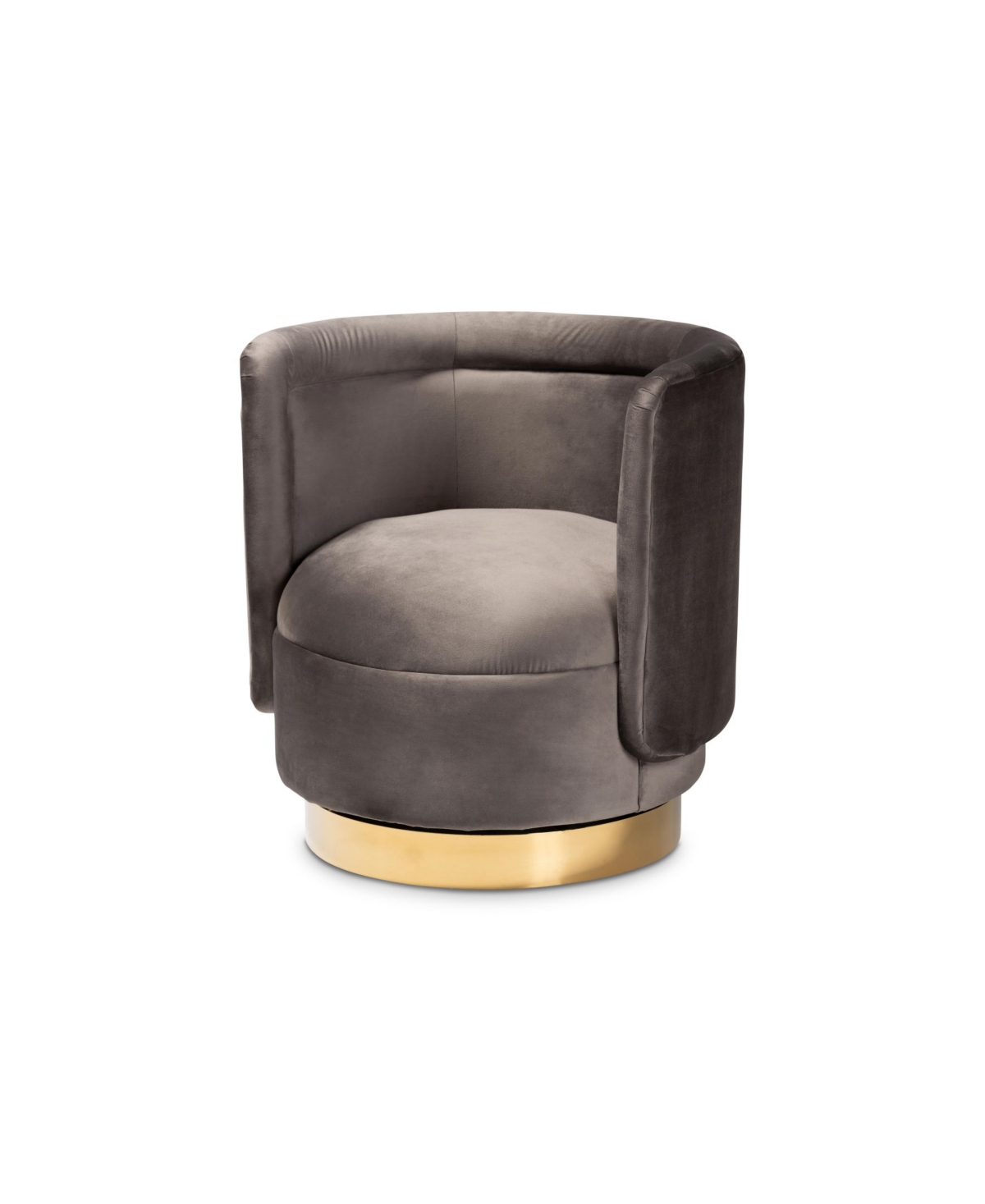 Saffi Glam and Luxe Swivel Accent Chair