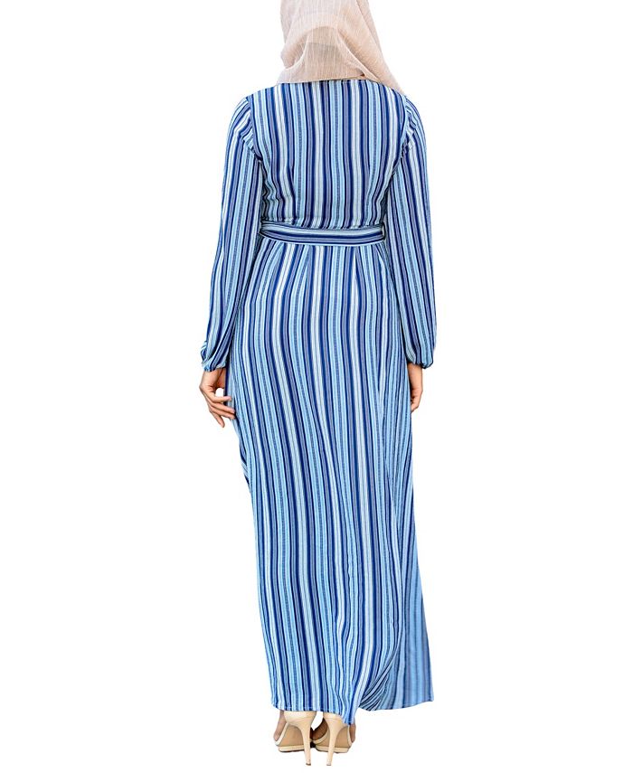 Urban Modesty Women's Striped Button Down Maxi Dress Macy's