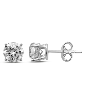 image of Diamond (1-1/2 ct. t.w.) Stud Earrings in 14k White Gold