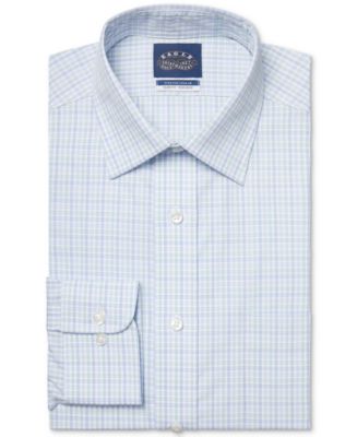 Eagle Men's Slim-Fit Non-Iron Stretch Collar Check Dress Shirt - Macy's