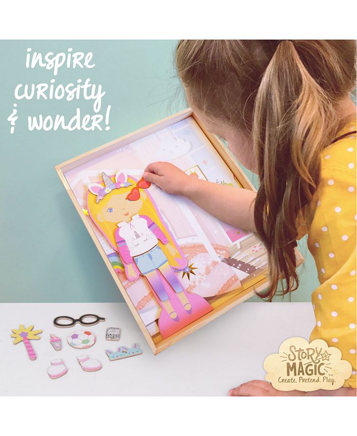 Story Magic Wooden DressUp Doll Macy's