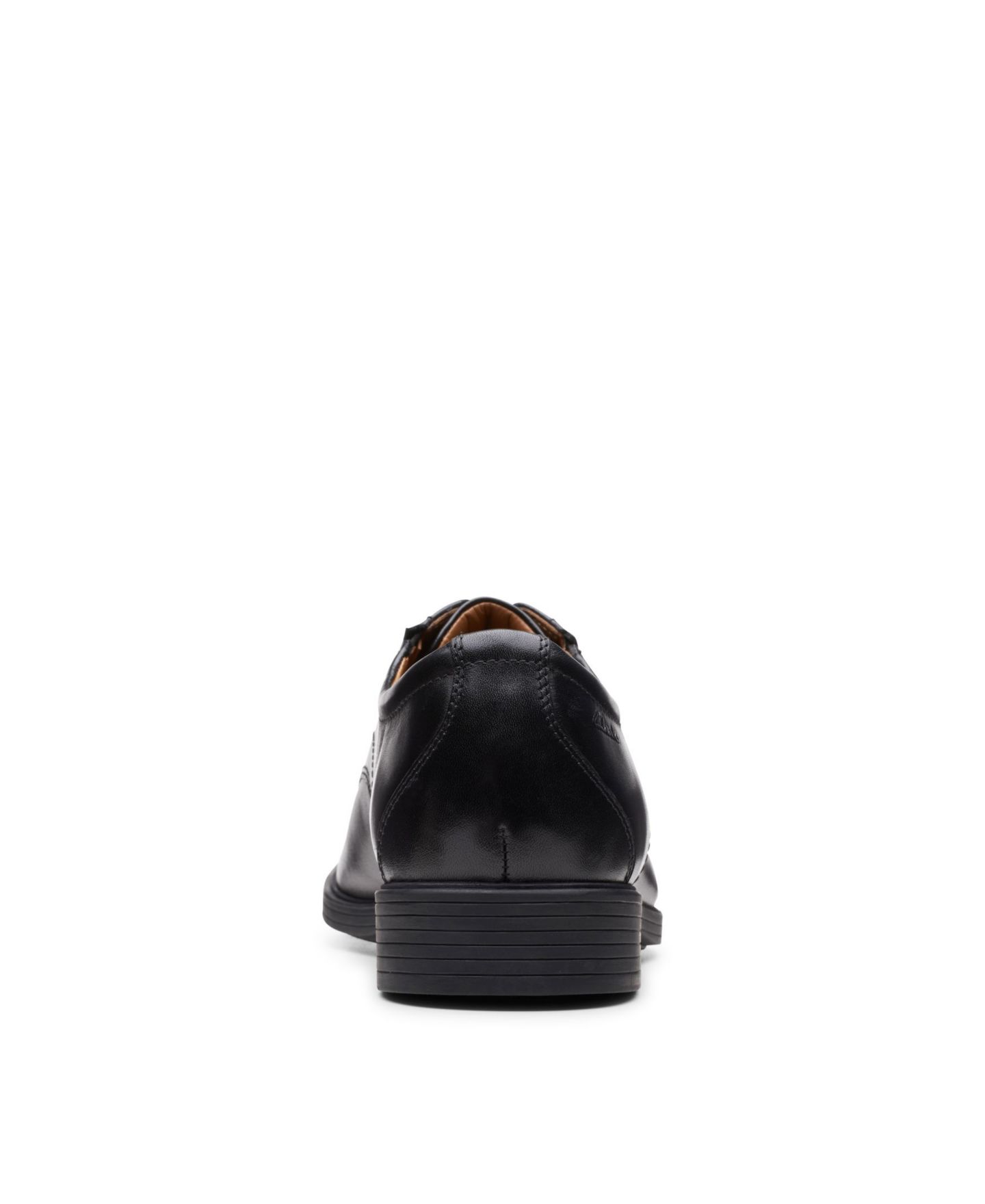 Мужские лоферы Clarks Men's Whiddon Plain Oxfords, цвет: Чёрный кожаный — фото 3