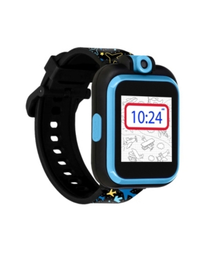 Itouch Kid's Playzoom 2 Airplane And Star Print Tpu Strap Smart Watch 41mm In Blue