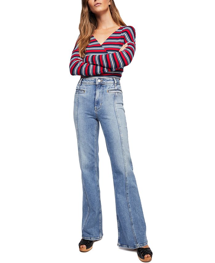 Free People Firecracker Flare Jeans - Macy's