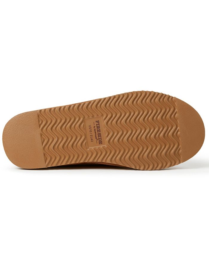 Dearfoams Fireside by Dearfoam Men's Hobart Genuine Shearling Closed