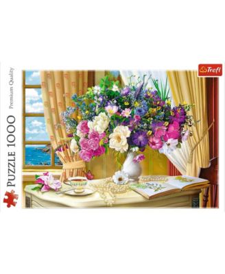 Jigsaw Puzzle Flowers in The Morning, 1000 Piece
