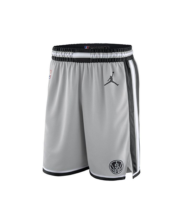 Jordan Men's San Antonio Spurs Statement Swingman Shorts - Macy's
