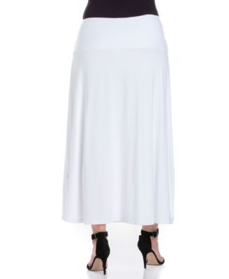 Plus Size Maxi Skirt