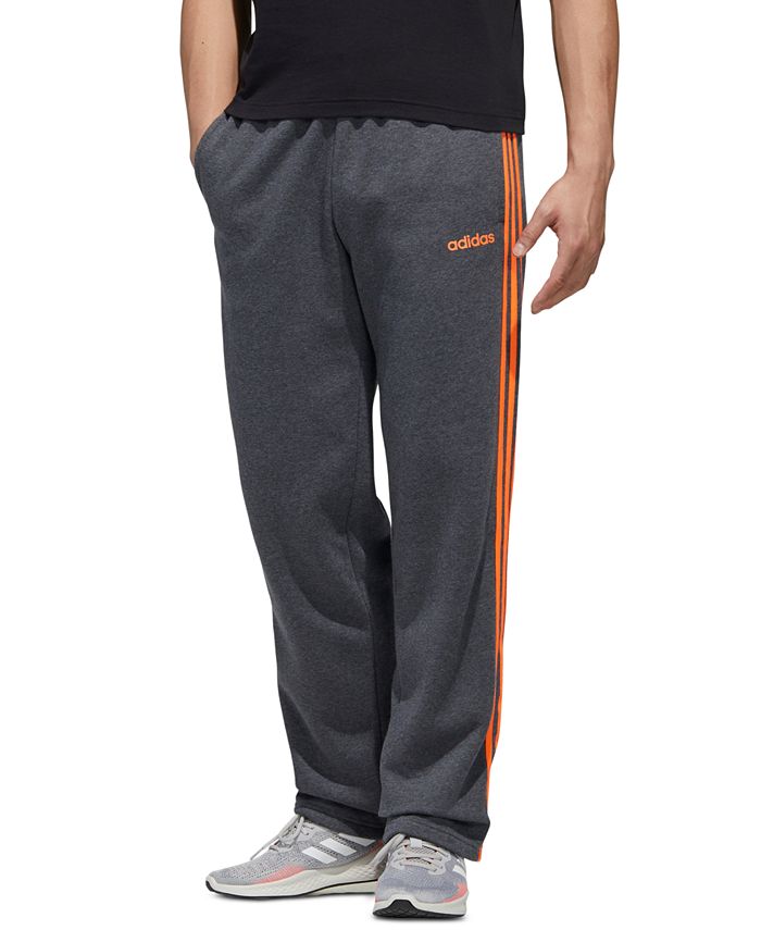adidas Men's Essentials 3-Stripes Fleece Pants - Macy's