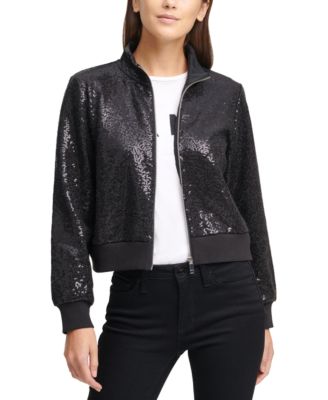 dkny sequin jacket