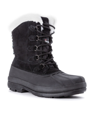 Propet Women's Lumi Tall Lace Water Resistant Cold Weather Boots Women's Shoes