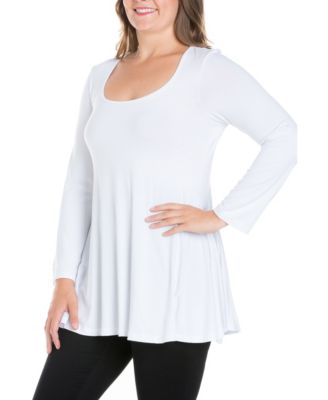 Women's Plus Size Poised Swing Tunic Top