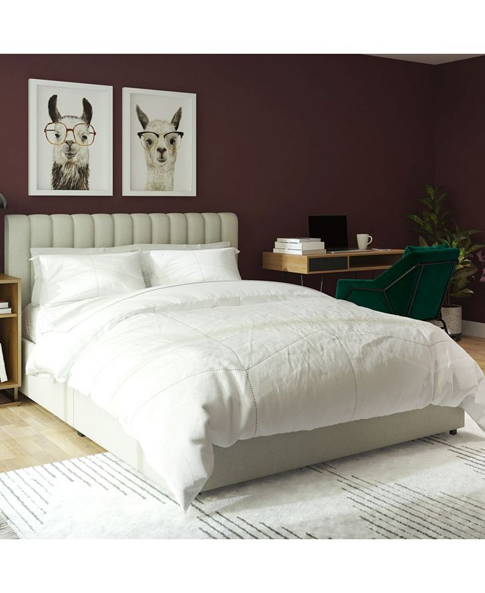 Novogratz Collection Novogratz Brittany Upholstered Bed with Storage