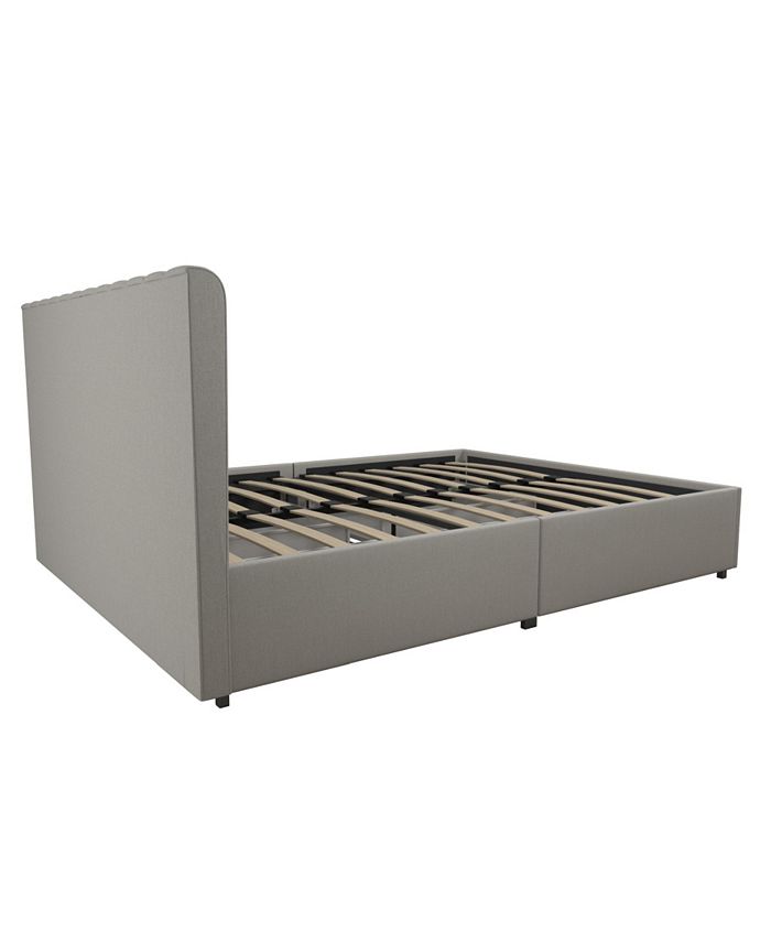 Novogratz Collection Novogratz Brittany Upholstered Bed with Storage