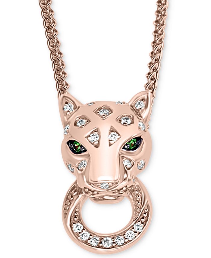 Effy rose gold panther necklace online