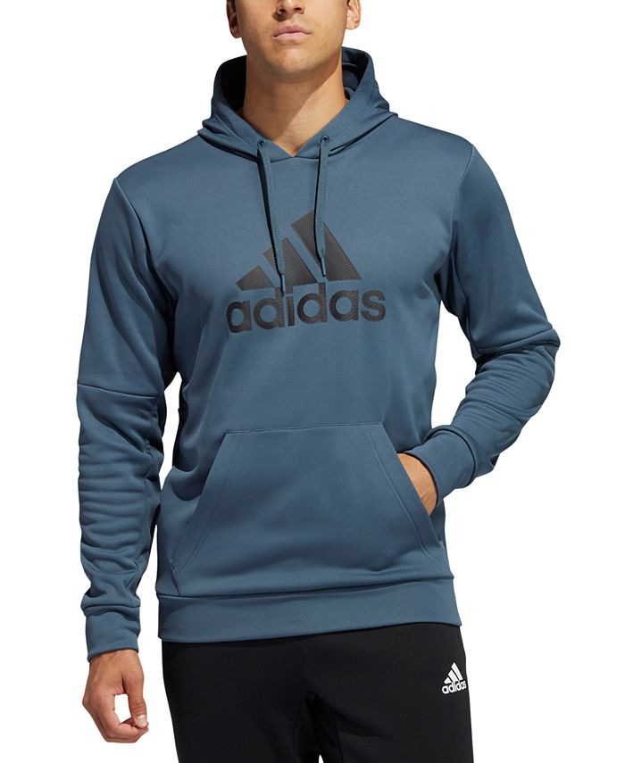 adidas Men's Badge of Sport Game and Go Pullover Hoodie - Macy's
