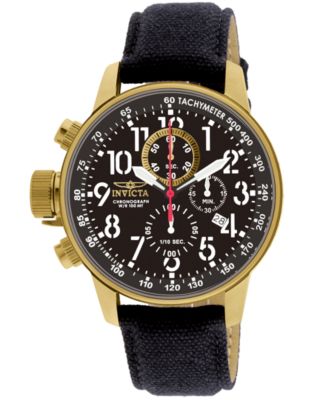 Mens 1515 I Force Quartz Chronograph Black Dial Watch