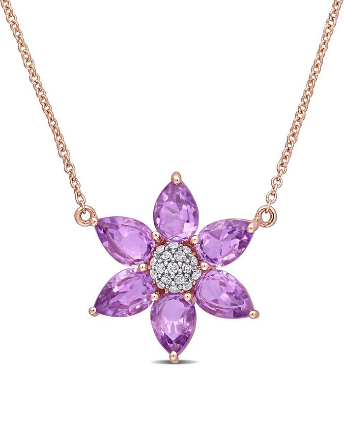Amethyst shop jewelry macy's