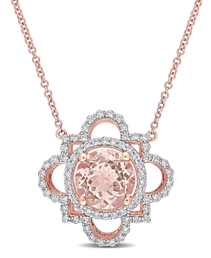 Macys morganite new arrivals necklace