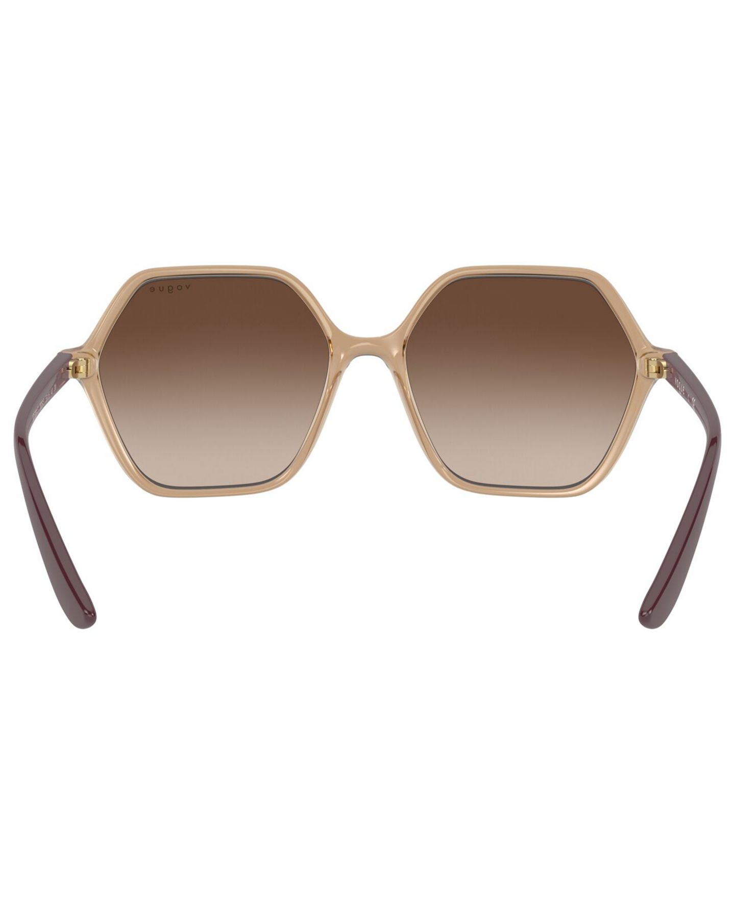 Женские солнцезащитные очки Vogue Eyewear Sunglasses, VO5361S 55, цвет: Прозрачный карамельный — фото 4