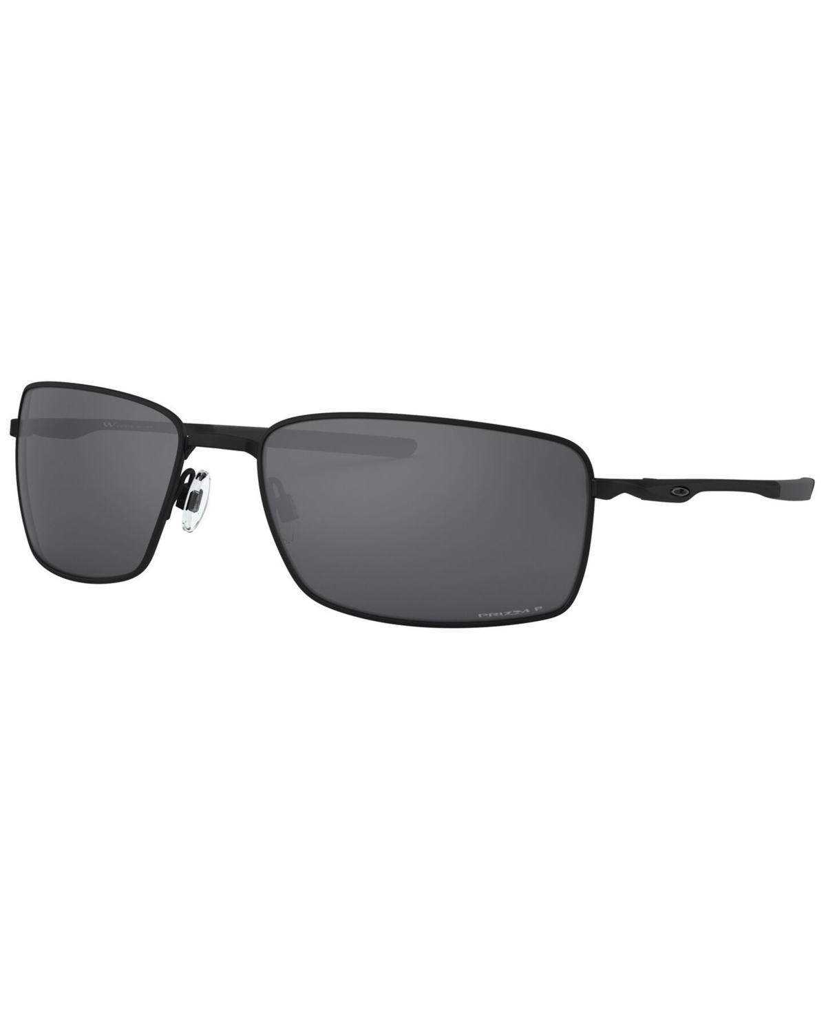 Oakley Polarized Square Wire Polarized Sunglasses , Oo4075 In Matte Black