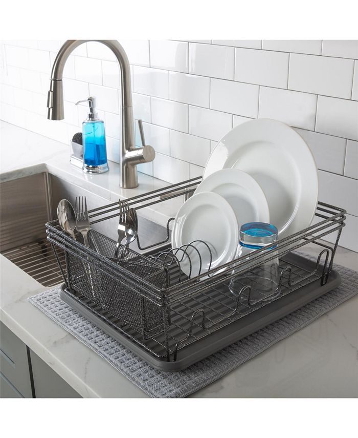 Laura Ashley Speckled Dish Rack, Set of 2 Macy's