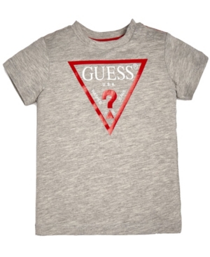 image of Guess Baby Boys Short Sleeve Classic Logo T-Shirt