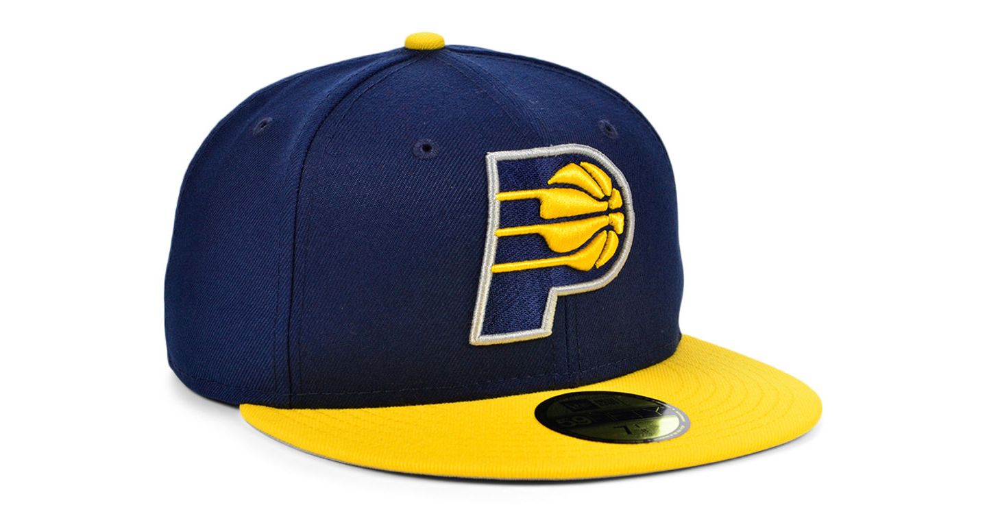 Мужская кепка New Era Indiana Pacers Basic 2 Tone 59FIFTY — фото 2