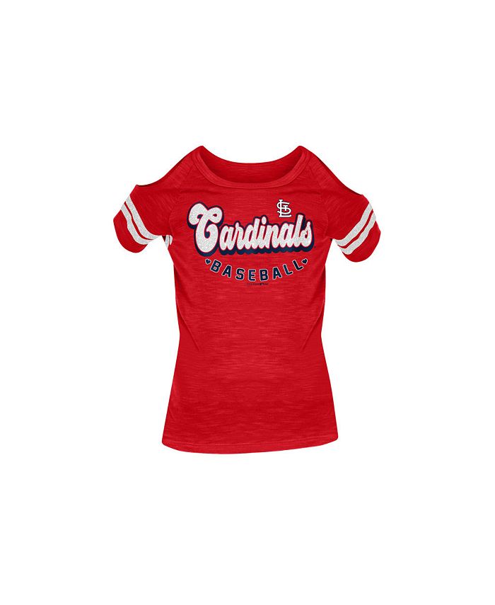 Girls Youth Red St. Louis Cardinals T-Shirt