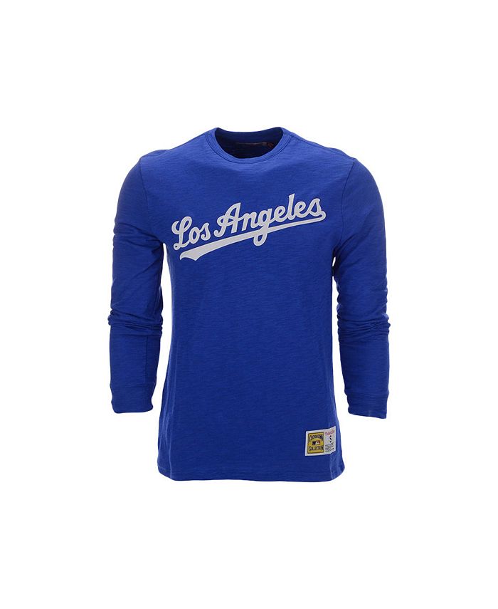 Mitchell & Ness Los Angeles Dodgers Men's Slub Long Sleeve T-Shirt