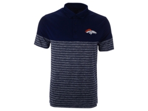 Authentic Nfl Apparel Denver Broncos Men's Shadow Stripe Polo