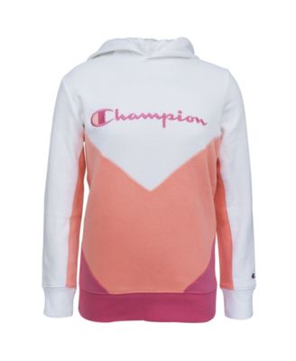 girls red champion hoodie