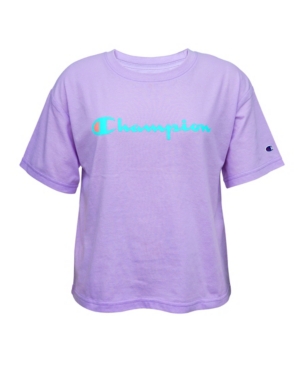 image of Toddler Girls Boxy Original Script Short sleeve Tee