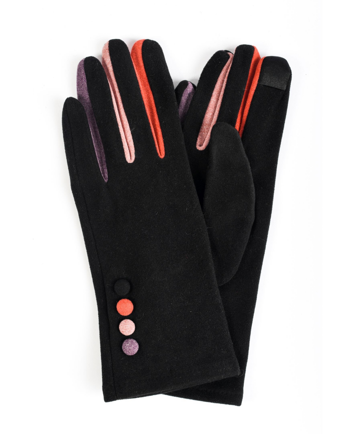 Marcus Adler Women's Finger Pop Color Jersey Touchscreen Glove