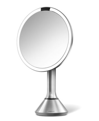 8" Sensor Makeup Mirror, 5x Magnification and Adjustable Brightness