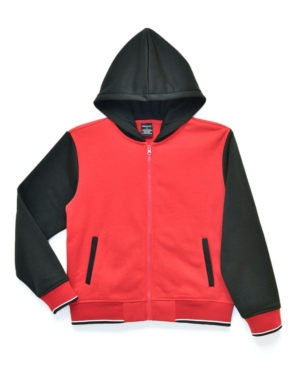 Big Boys Charlie Varsity Zip Up Hoodie Made For Macy's