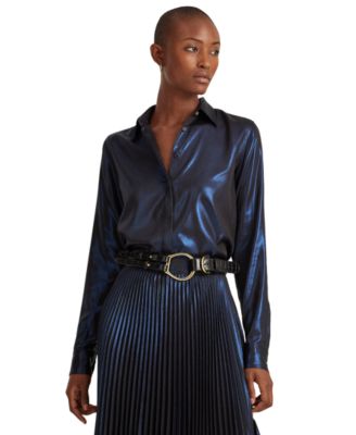 ralph lauren metallic shirt