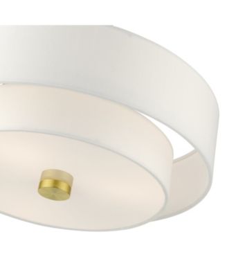 Meridian 3 Lights Semi Flush