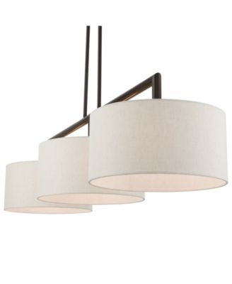 Meridian 3 Lights Linear Chandelier