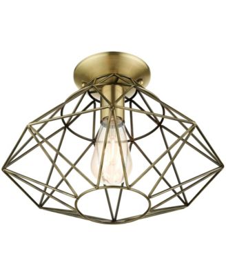 Geometric 1 Light Flush Mount