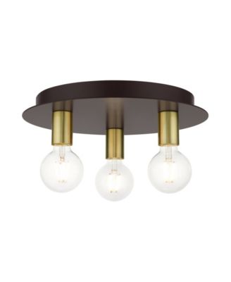 Hillview 3 Lights Flush Mount