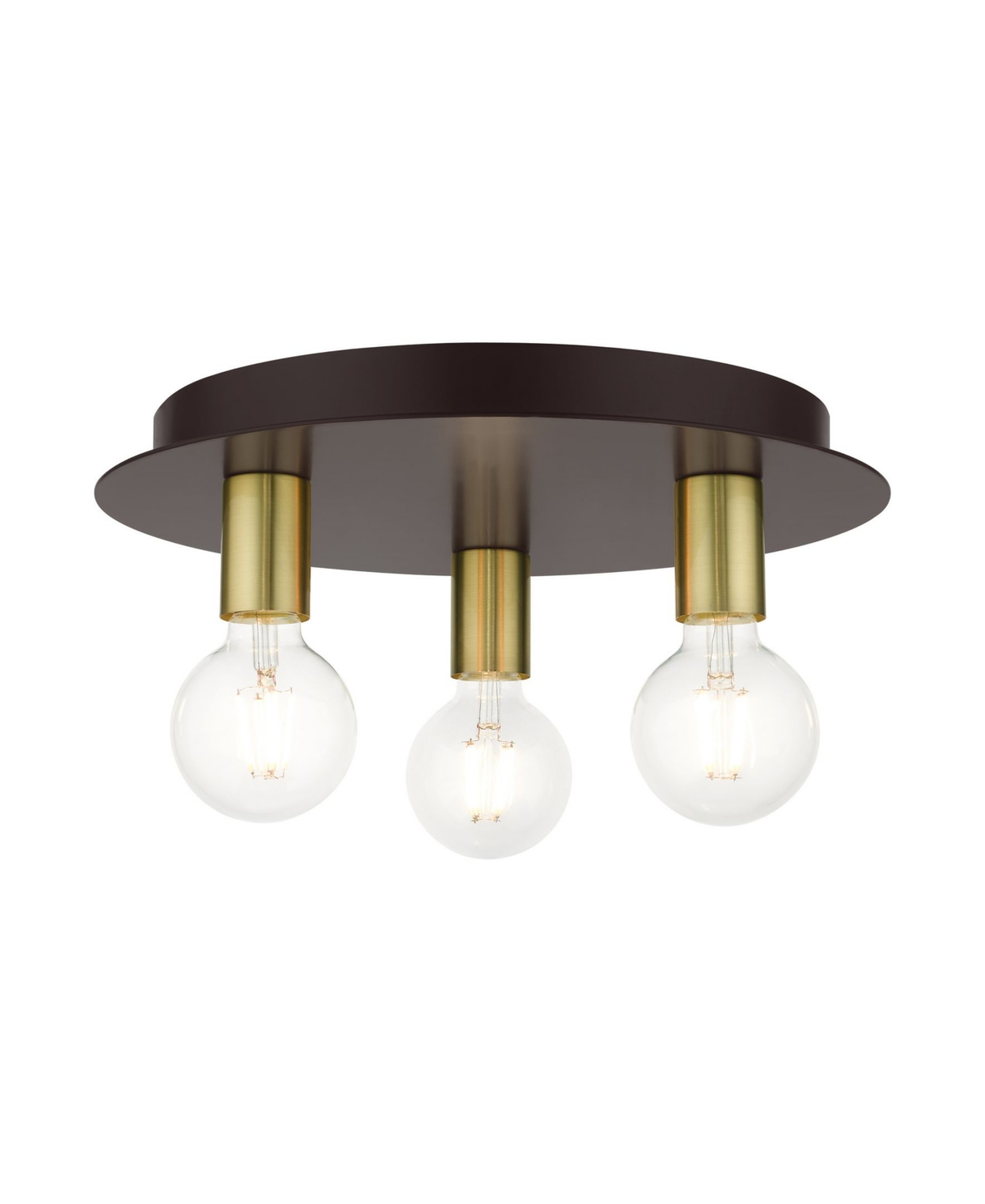 Hillview 3 Lights Flush Mount