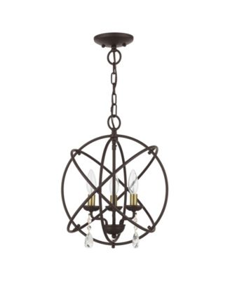 Aria 3 Lights Convertible Chandelier or Semi Flush