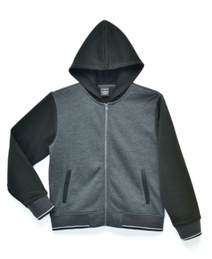 Big Boys Charlie Varsity Zip Up Hoodie Made For Macy's